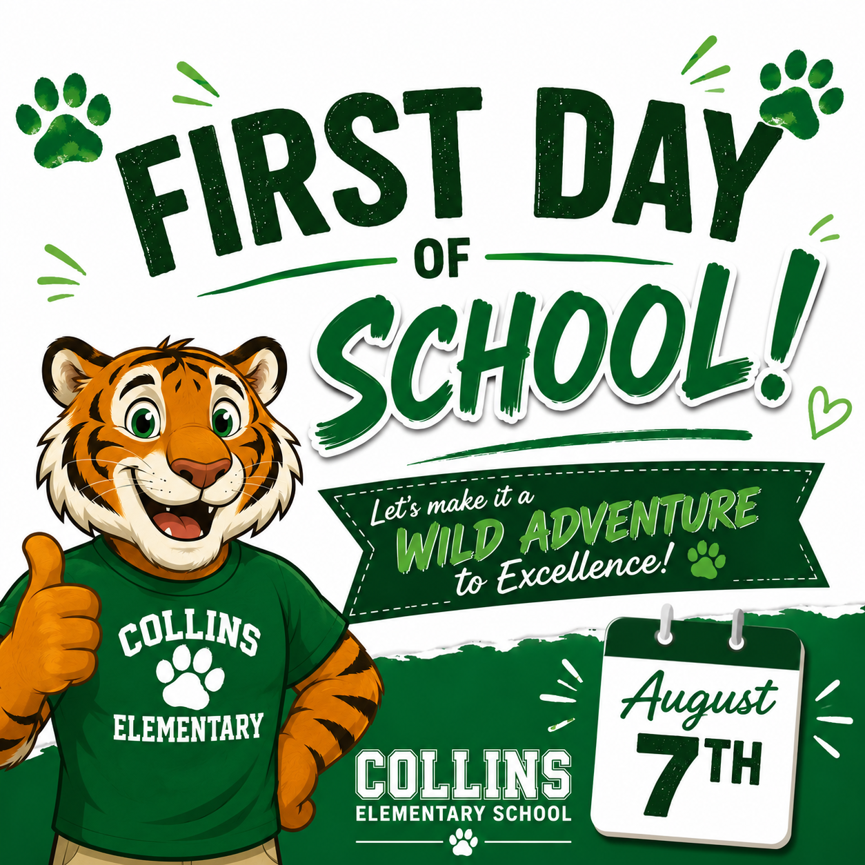 First Day of School 2026-2027
